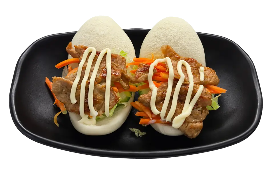 Steamed bao buns